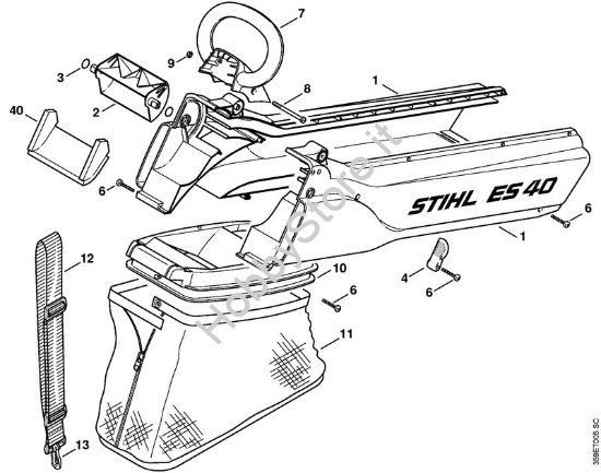 Condotto aria ES 40 ES 40 brand Stihl